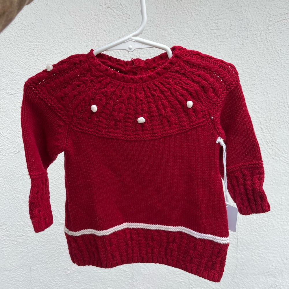 Infant Red Sweater Dress